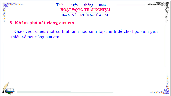 Giáo án điện tử HĐTN lớp 3 Cánh diều Tuần 6 | PPT Hoạt động trải nghiệm lớp 3