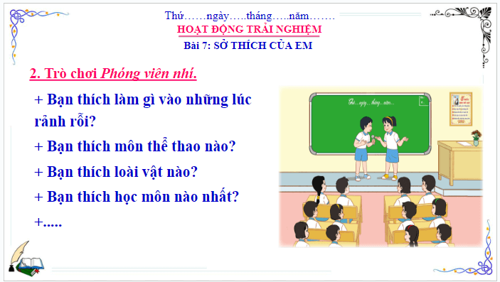 Giáo án điện tử HĐTN lớp 3 Cánh diều Tuần 7 | PPT Hoạt động trải nghiệm lớp 3