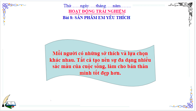 Giáo án điện tử HĐTN lớp 3 Cánh diều Tuần 8 | PPT Hoạt động trải nghiệm lớp 3