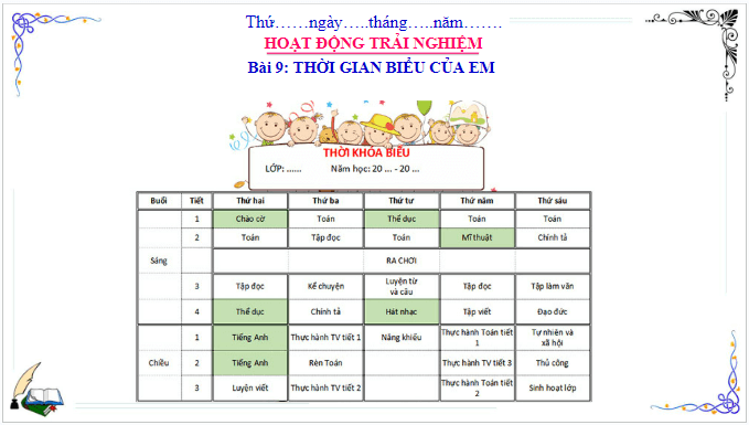 Giáo án điện tử HĐTN lớp 3 Cánh diều Tuần 9 | PPT Hoạt động trải nghiệm lớp 3