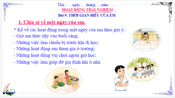 Giáo án điện tử HĐTN lớp 3 Cánh diều Tuần 9 | PPT Hoạt động trải nghiệm lớp 3