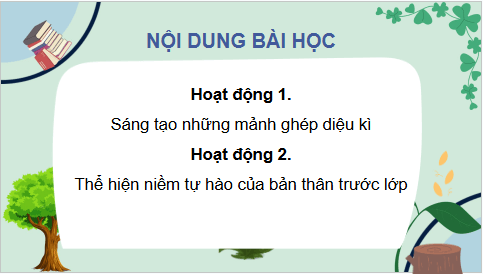 Giáo án điện tử HĐTN lớp 4 Cánh diều Tuần 5 | PPT Hoạt động trải nghiệm lớp 4