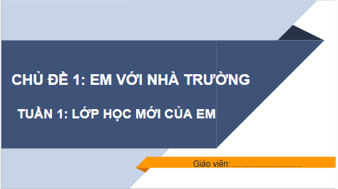 Giáo án điện tử HĐTN 6 Kết nối tri thức Bài 1: Lớp học mới của em | PPT Hoạt động trải nghiệm 6