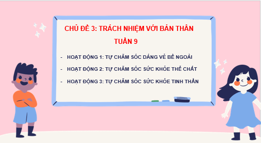 Giáo án điện tử HĐTN 6 Kết nối tri thức Bài 1: Tự chăm sóc bản thân | PPT Hoạt động trải nghiệm 6