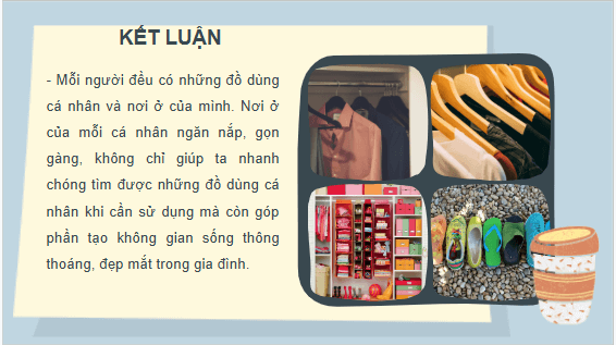 Giáo án điện tử HĐTN 6 Kết nối tri thức Bài 2: Sắp xếp nơi ở của em | PPT Hoạt động trải nghiệm 6