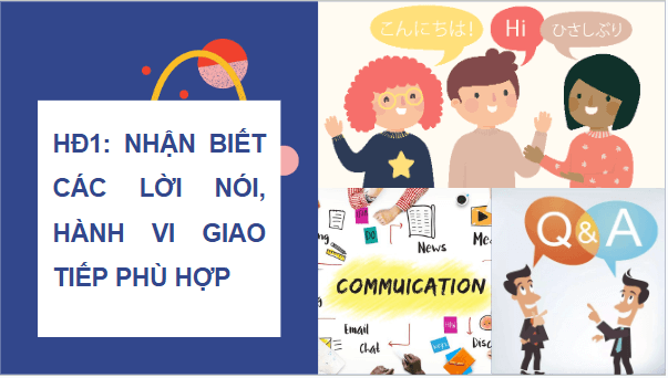 Giáo án điện tử HĐTN 6 Kết nối tri thức Bài 3: Giao tiếp phù hợp | PPT Hoạt động trải nghiệm 6