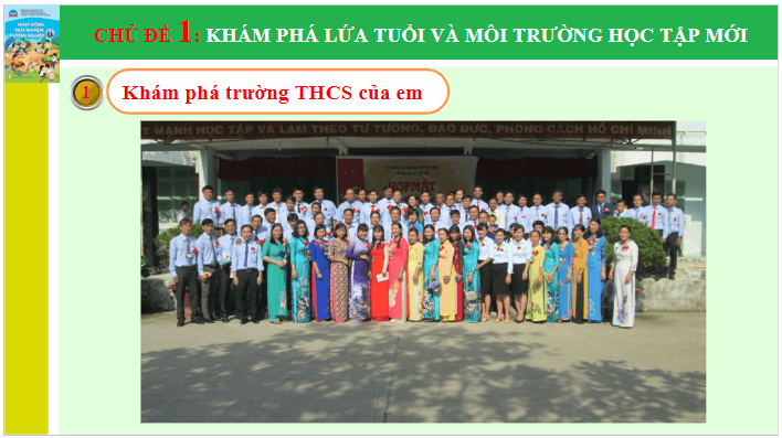 Giáo án điện tử HĐTN 6 Chân trời sáng tạo Chủ đề 1: Khám phá lứa tuổi và môi trường học tập mới | PPT Hoạt động trải nghiệm 6