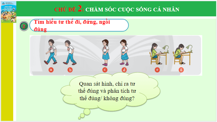 Giáo án điện tử HĐTN 6 Chân trời sáng tạo Chủ đề 2: Chăm sóc cuộc sống cá nhân | PPT Hoạt động trải nghiệm 6