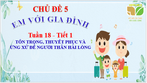 Giáo án điện tử HĐTN 8 Kết nối tri thức Bài 1: Tôn trọng, thuyết phục và ứng xử để người thân hài lòng | PPT Hoạt động trải nghiệm 8