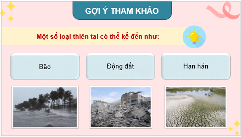 Giáo án điện tử HĐTN 8 Kết nối tri thức Bài 2: Truyền thông về biện pháp để phòng và giảm nhẹ rủi ro thiên tai ở địa phương | PPT Hoạt động trải nghiệm 8