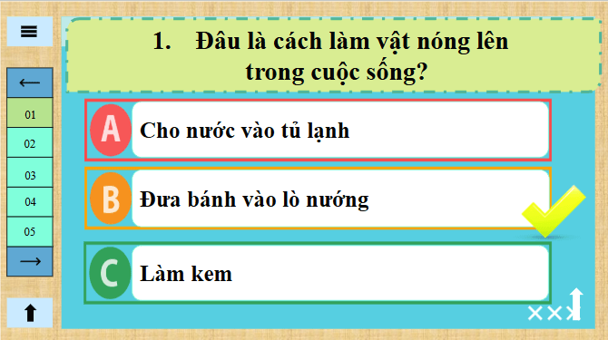 Giáo án điện tử Khoa học lớp 4 Chân trời sáng tạo Bài 13: Sự truyền nhiệt và vật dẫn nhiệt | PPT Khoa học 4
