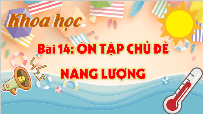 Giáo án điện tử Khoa học lớp 4 Chân trời sáng tạo Bài 14: Ôn tập chủ đề năng lượng | PPT Khoa học 4