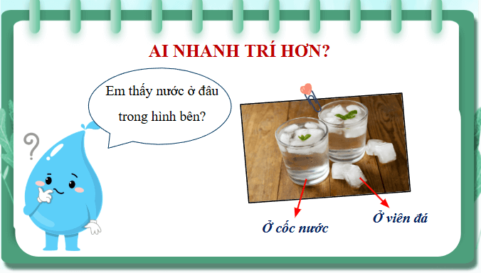 Giáo án điện tử Khoa học lớp 4 Chân trời sáng tạo Bài 2: Sự chuyển thể của nước | PPT Khoa học 4
