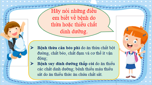 Giáo án điện tử Khoa học lớp 4 Kết nối tri thức Bài 25: Một số bệnh liên quan đến dinh dưỡng | PPT Khoa học 4