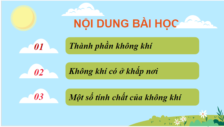 Giáo án điện tử Khoa học lớp 4 Cánh diều Bài 4: Không khí xung quanh ta | PPT Khoa học 4