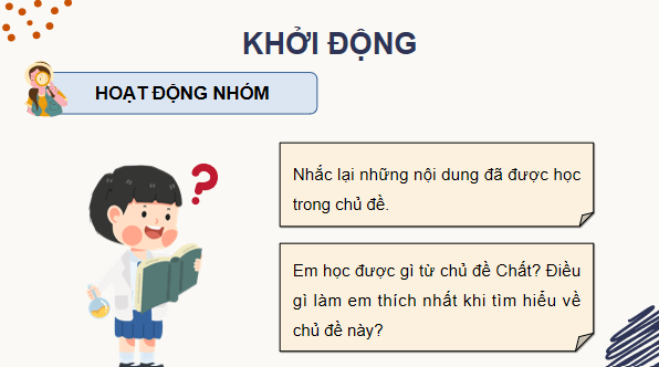 Giáo án điện tử Khoa học lớp 5 Kết nối tri thức Bài 6: Ôn tập chủ đề Chất | PPT Khoa học 5