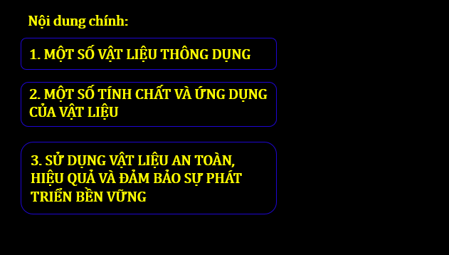 Giáo án điện tử KNTN 6 Chân trời sáng tạo Bài 11: Một số vật liệu thông dụng | PPT Khoa học tự nhiên 6