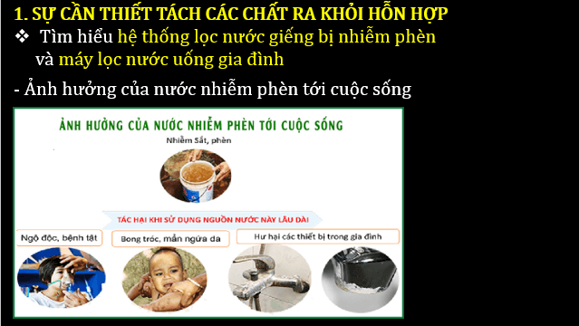 Giáo án điện tử KNTN 6 Chân trời sáng tạo Bài 16: Một số phương pháp tách chất ra khỏi hỗn hợp | PPT Khoa học tự nhiên 6