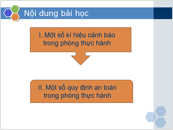 Giáo án điện tử KNTN 6 Kết nối tri thức Bài 2: An toàn trong phòng thực hành | PPT Khoa học tự nhiên 6