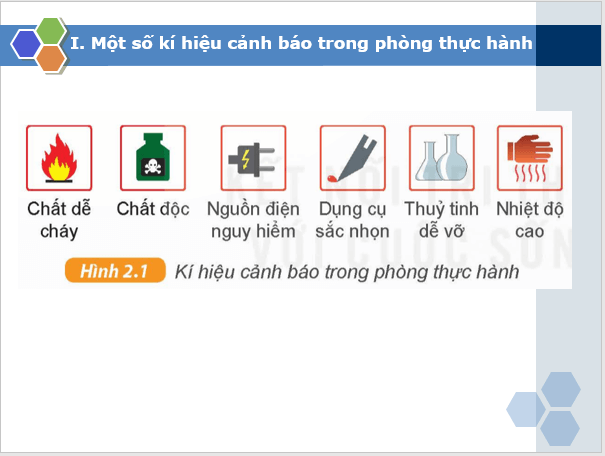 Giáo án điện tử KNTN 6 Kết nối tri thức Bài 2: An toàn trong phòng thực hành | PPT Khoa học tự nhiên 6