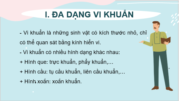 Giáo án điện tử KNTN 6 Kết nối tri thức Bài 27: Vi khuẩn | PPT Khoa học tự nhiên 6