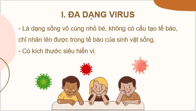 Giáo án điện tử KNTN 6 Kết nối tri thức Bài 29: Virus | PPT Khoa học tự nhiên 6