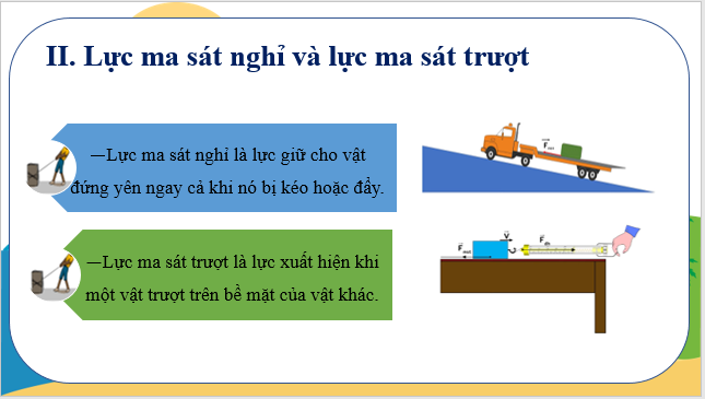 Giáo án điện tử KNTN 6 Kết nối tri thức Bài 44: Lực ma sát | PPT Khoa học tự nhiên 6