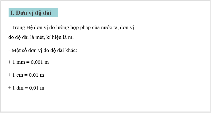 Giáo án điện tử KNTN 6 Kết nối tri thức Bài 5: Đo chiều dài | PPT Khoa học tự nhiên 6