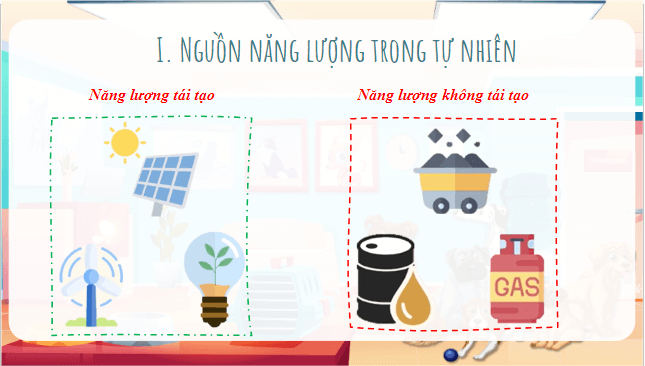 Giáo án điện tử KNTN 6 Kết nối tri thức Bài 50: Năng lượng tái tạo | PPT Khoa học tự nhiên 6