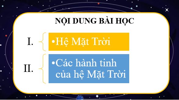 Giáo án điện tử KNTN 6 Kết nối tri thức Bài 54: Hệ Mặt Trời | PPT Khoa học tự nhiên 6