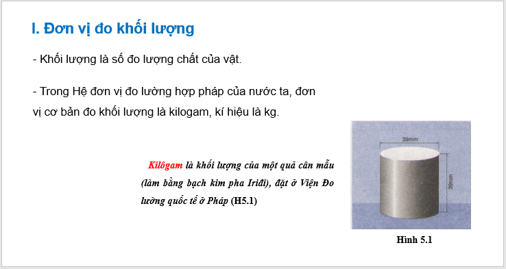 Giáo án điện tử KNTN 6 Kết nối tri thức Bài 6: Đo khối lượng | PPT Khoa học tự nhiên 6