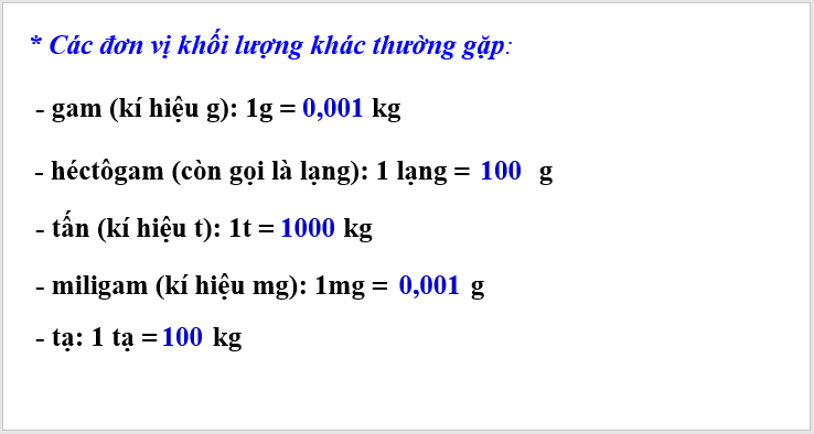 Giáo án điện tử KNTN 6 Kết nối tri thức Bài 6: Đo khối lượng | PPT Khoa học tự nhiên 6