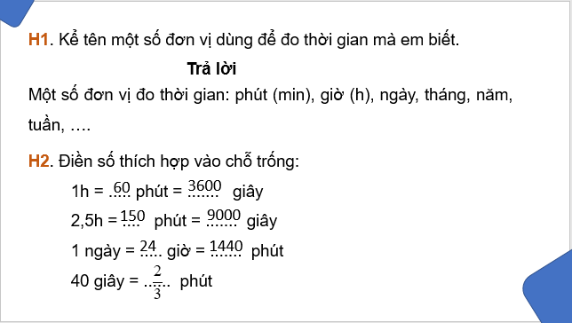 Giáo án điện tử KNTN 6 Kết nối tri thức Bài 7: Đo thời gian | PPT Khoa học tự nhiên 6