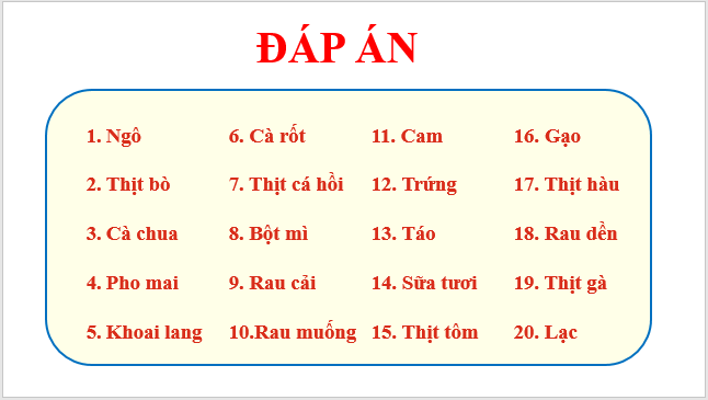 Giáo án điện tử KNTN 6 Cánh diều Bài 9: Một số lương thực - thực phẩm thông dụng | PPT Khoa học tự nhiên 6