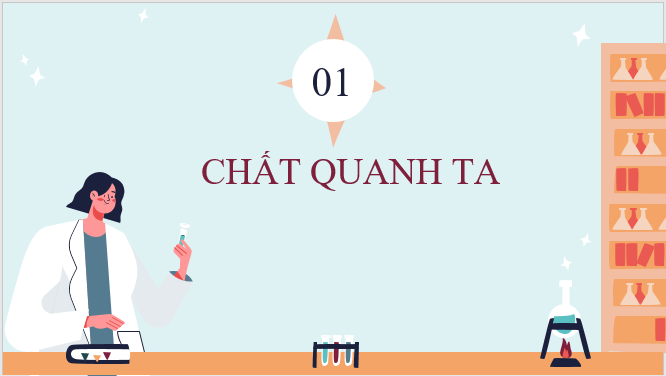 Giáo án điện tử KNTN 6 Kết nối tri thức Bài 9: Sự đa dạng của chất | PPT Khoa học tự nhiên 6