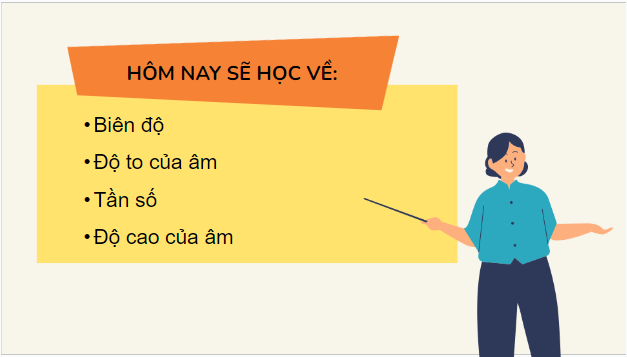 Giáo án điện tử KHTN 7 Cánh diều Bài 10: Biên độ, tần số, độ cao và độ to của âm | PPT Khoa học tự nhiên 7