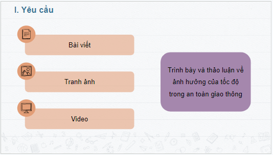 Giáo án điện tử KHTN 7 Kết nối tri thức Bài 11: Thảo luận về ảnh hưởng của tốc độ trong an toàn giao thông | PPT Khoa học tự nhiên 7