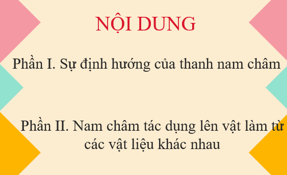 Giáo án điện tử KHTN 7 Cánh diều Bài 14: Nam châm | PPT Khoa học tự nhiên 7