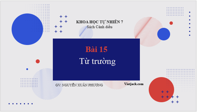 Giáo án điện tử KHTN 7 Cánh diều Bài 15: Từ trường | PPT Khoa học tự nhiên 7