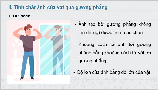 Giáo án điện tử KHTN 7 Kết nối tri thức Bài 17: Ảnh hưởng của vật qua gương phẳng | PPT Khoa học tự nhiên 7