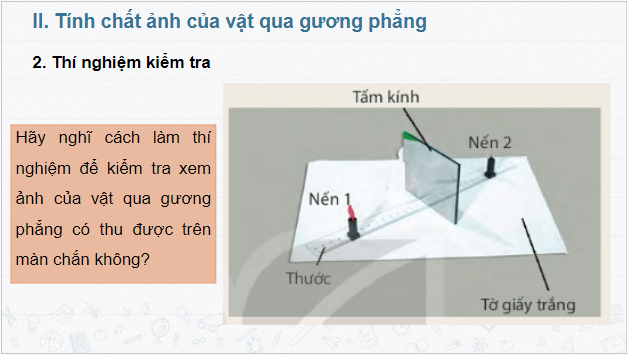 Giáo án điện tử KHTN 7 Kết nối tri thức Bài 17: Ảnh hưởng của vật qua gương phẳng | PPT Khoa học tự nhiên 7