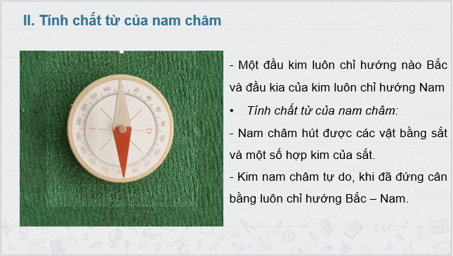 Giáo án điện tử KHTN 7 Kết nối tri thức Bài 18: Nam châm | PPT Khoa học tự nhiên 7