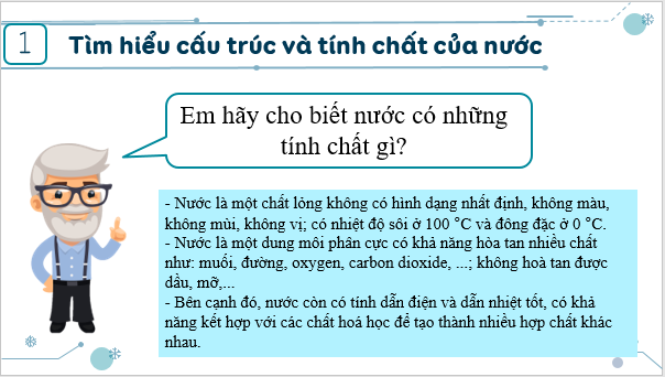 Giáo án điện tử KHTN 7 Chân trời sáng tạo Bài 28: Vai trò của nước và các chất dinh dưỡng đối với cơ thể sinh vật | PPT Khoa học tự nhiên 7