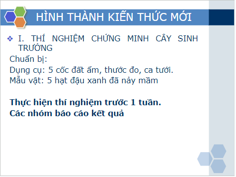 Giáo án điện tử KHTN 7 Cánh diều Bài 30: Sinh trưởng và phát triển ở thực vật | PPT Khoa học tự nhiên 7