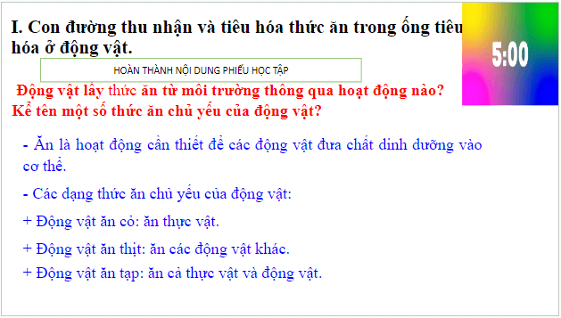 Giáo án điện tử KHTN 7 Kết nối tri thức Bài 31: Trao đổi nước và chất dinh dưỡng ở động vật | PPT Khoa học tự nhiên 7