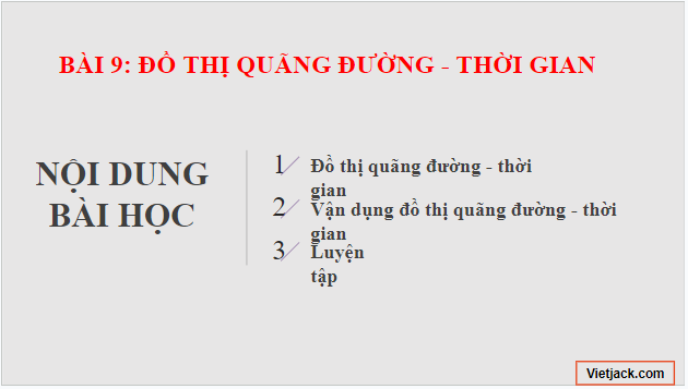 Giáo án điện tử KHTN 7 Chân trời sáng tạo Bài 9: Đồ thị quãng đường - thời gian | PPT Khoa học tự nhiên 7