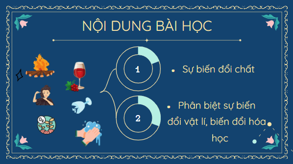 Giáo án điện tử KHTN 8 Cánh diều Bài 1: Biến đổi vật lí và biến đổi hóa học | PPT Khoa học tự nhiên 8