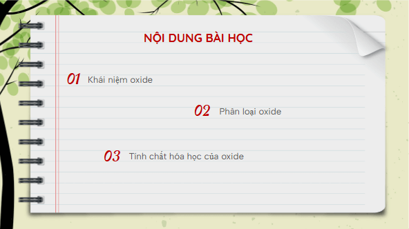 Giáo án điện tử KHTN 8 Cánh diều Bài 11: Oxide | PPT Khoa học tự nhiên 8