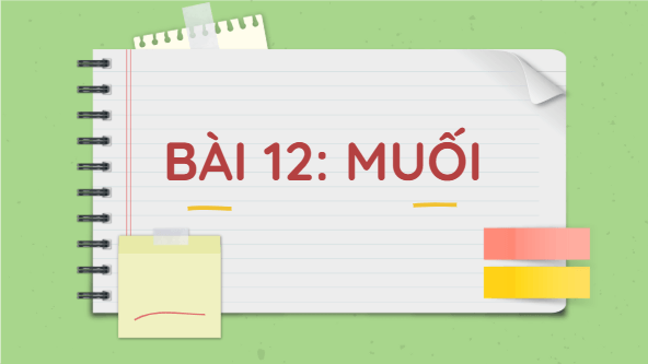 Giáo án điện tử KHTN 8 Cánh diều Bài 12: Muối | PPT Khoa học tự nhiên 8