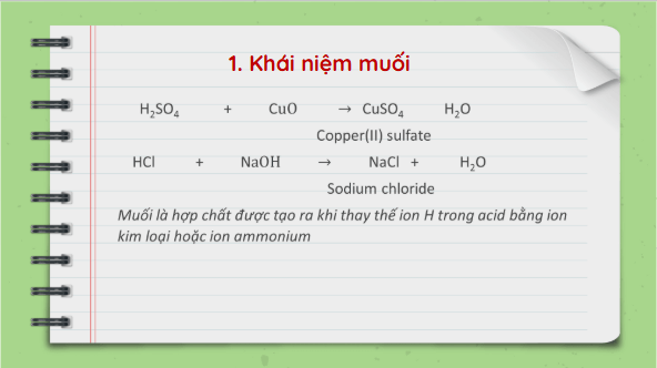 Giáo án điện tử KHTN 8 Cánh diều Bài 12: Muối | PPT Khoa học tự nhiên 8